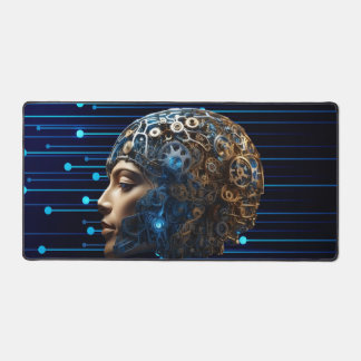 AI-Inspired Custom Large Desk Mat for Workspace