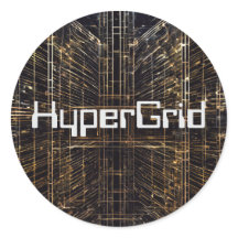 AI inspired HyperGrid Pattern 