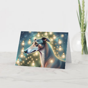 AI Irs a Greyhound Christmas Card