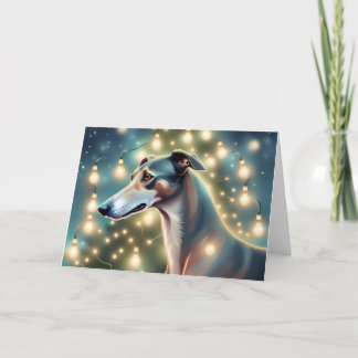 AI Irs a Greyhound Christmas Card