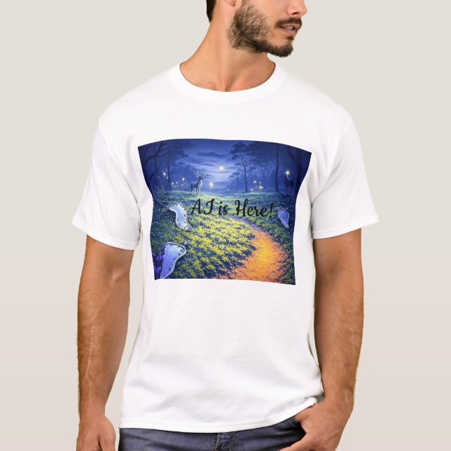 AI is Here T-Shirt (Front)