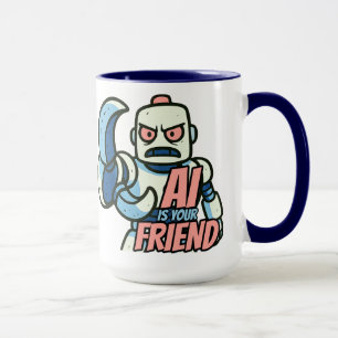 AI Is Your Friend Mug for People Who Like ChatGPT