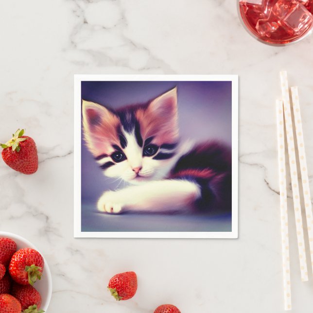 Ai Kitten Napkin (Insitu)