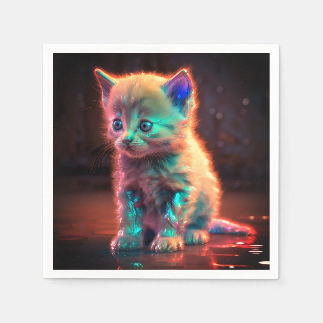 Ai Kitten Napkin (Front)