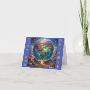 AI L'amour l'un l'autre Carte de remerciements