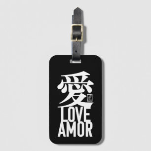 Ai. Love. Amor. Luggage Tag