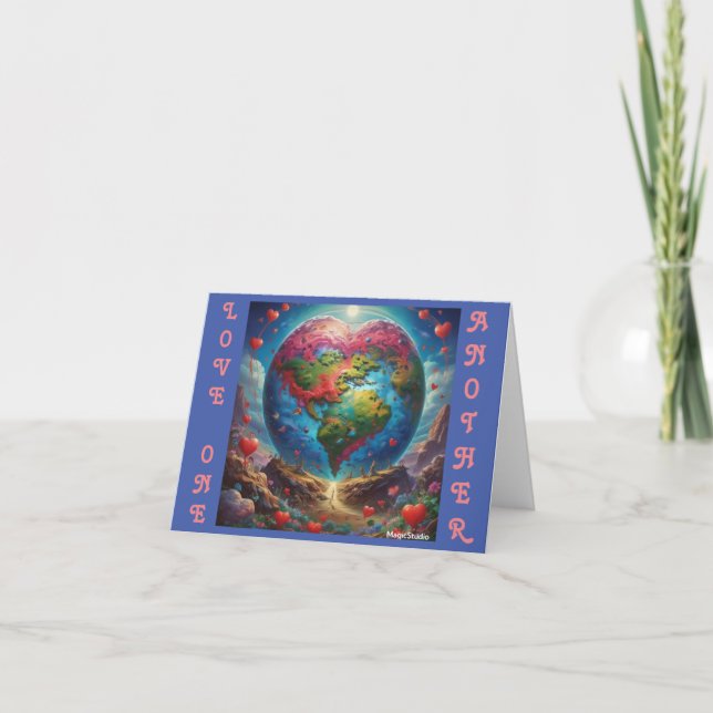 AI Love One Another Thank You Card (Front)