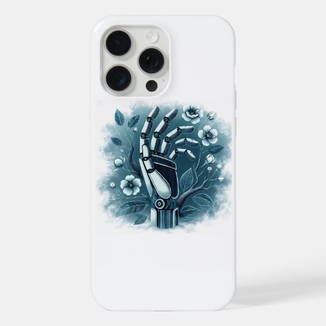 AI Meets Nature iPhone Case (Back)