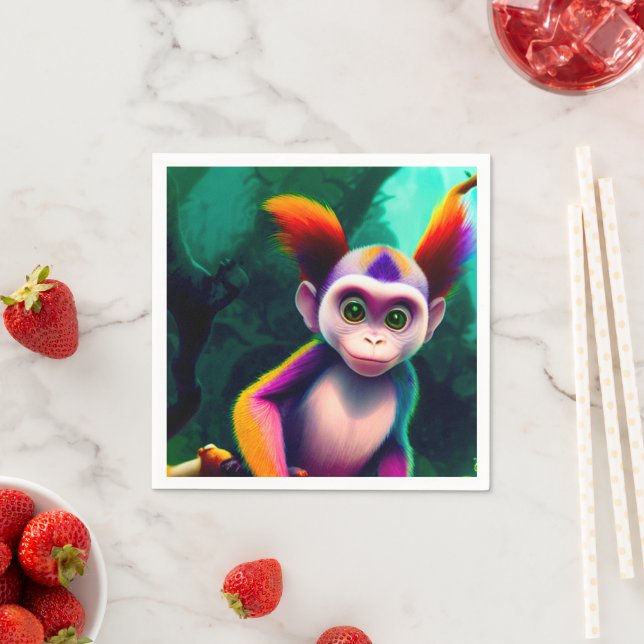 Ai Monkey Napkin (Insitu)