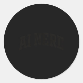 Ai Nerd Robot Engineers Ificial Intelligence Ai De Classic Round Sticker