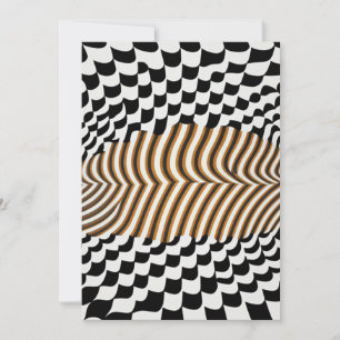 AI Optical Art - visual comfort zone Invitation