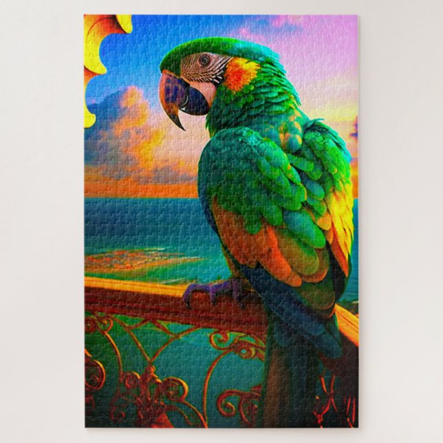 Ai Parrot Jigsaw Puzzle (Vertical)