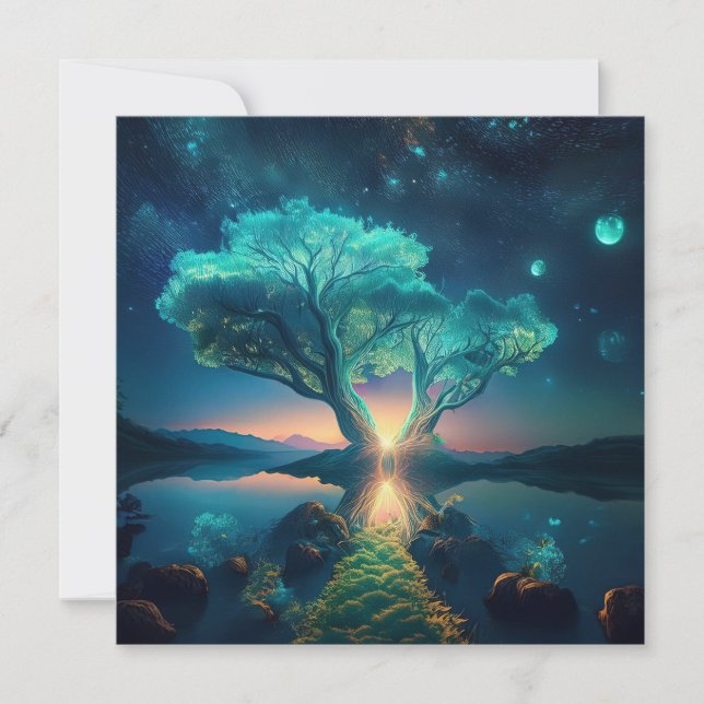 AI Path Holiday Card (Front)