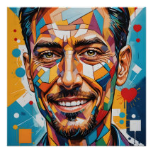 AI portrait of a young man