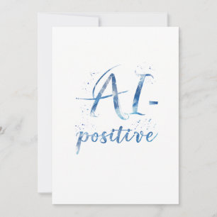 AI-Positive Text Art Invitation