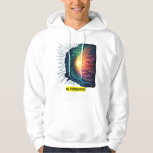 AI Powered - Futuristic Tech Design Hoodie