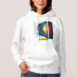 AI Powered - Futuristic Tech Design Hoodie