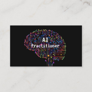 AI Practitioner of Artificial Intelligence Tech Business Card