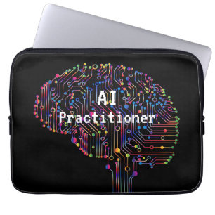 AI Practitioner of Artificial Intelligence Tech  Laptop Sleeve