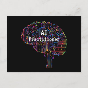 AI Practitioner of Artificial Intelligence Tech Postcard