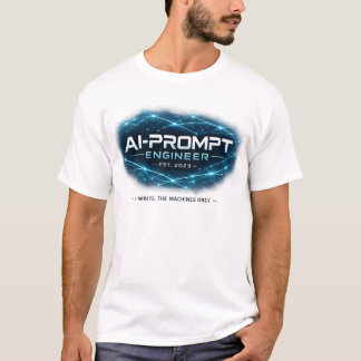 AI-Prompt Engineer Est. 2023 Funny Tech Job Humour T-Shirt