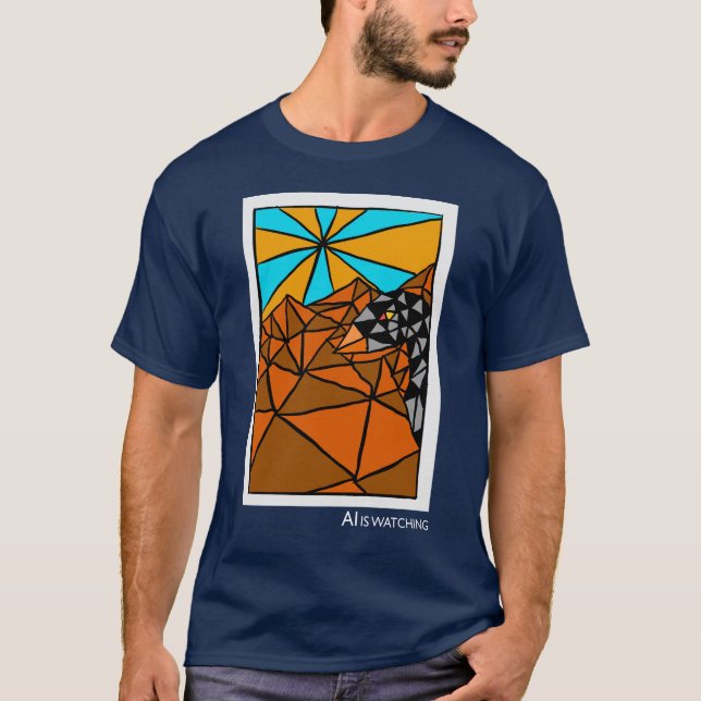 AI regarde T-shirt (Devant)
