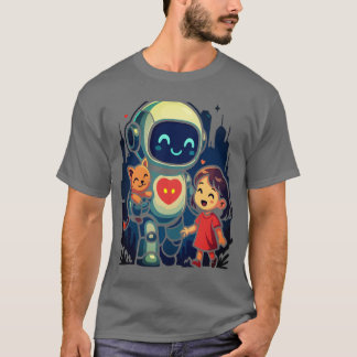 AI & Robot Characters – Futuristic Design Collecti T-Shirt