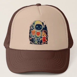 AI & Robot Characters – Futuristic Design Collecti Trucker Hat