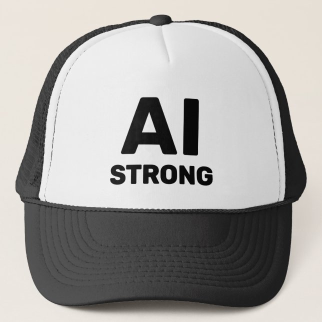AI Strong™ Trucker Hat (Front)