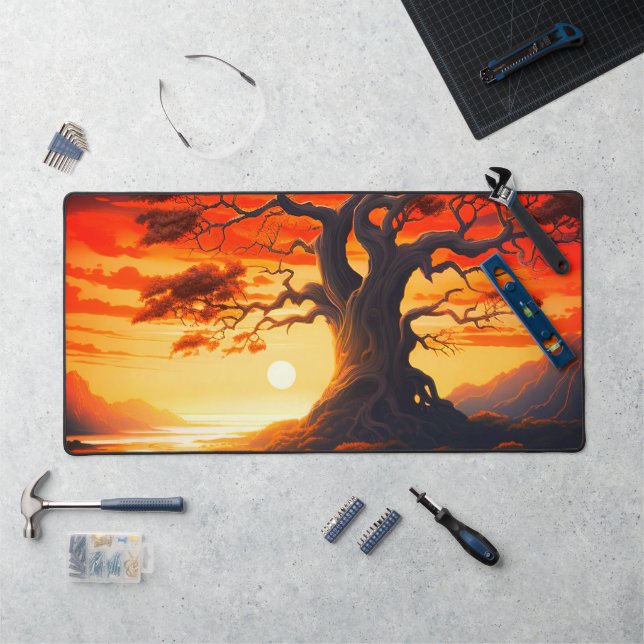 Ai Sunset Desk Mat (Workstation)