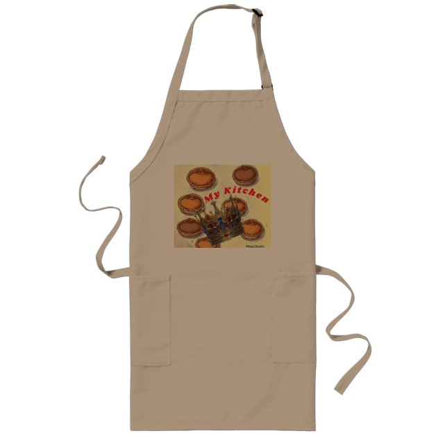 AI Thanksgiving Pie My Kitchen Apron (Front)