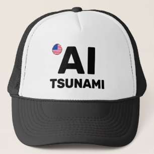 AI Tsunami™ Trucker Hat (Customize It!)
