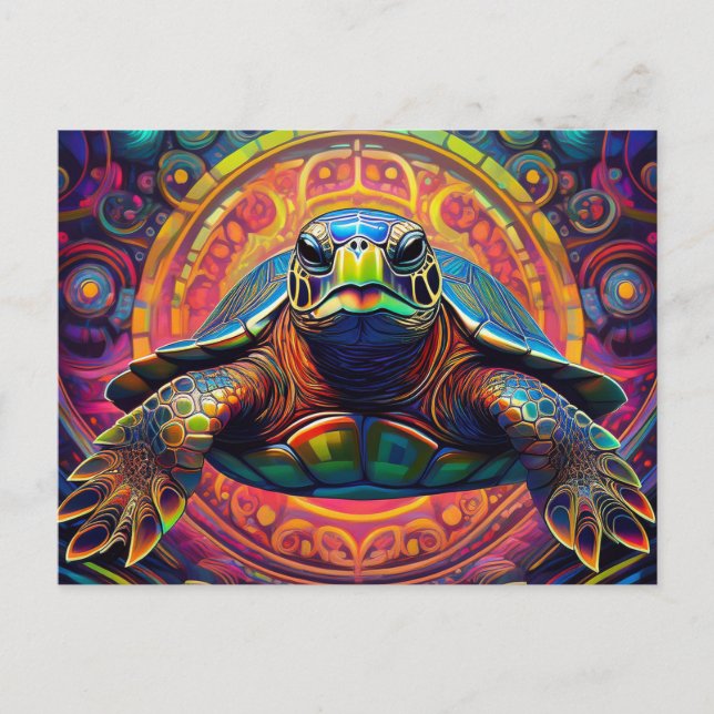 AI turtle Postcard (Front)