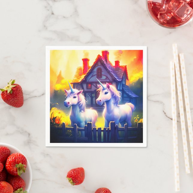 Ai Unicorns Napkin (Insitu)