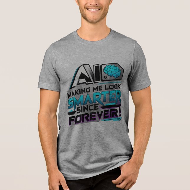 AI Upgrade Tri-Blend Shirt (Front)