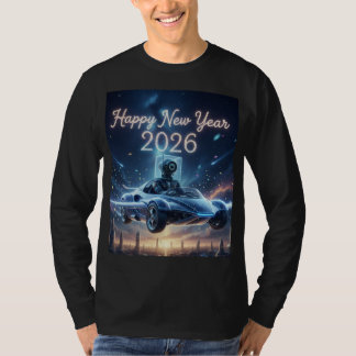 AI Vision: The Robot’s First Journey into 2026 T-Shirt
