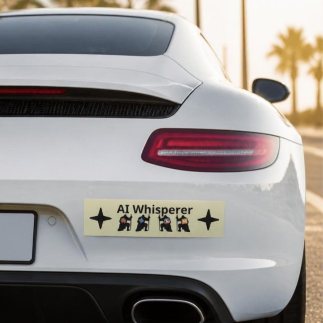 AI Whisperer Bumper Sticker (Creator Uploaded)