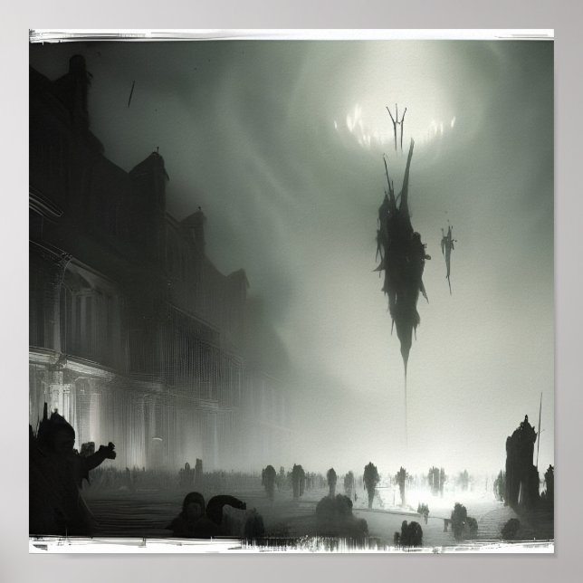 AI Zombie Outbreak #01 Poster (Front)