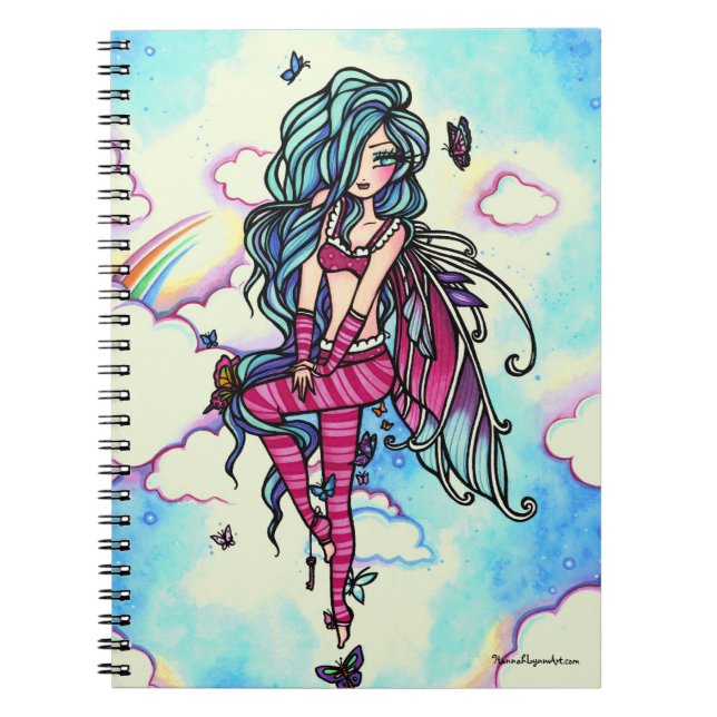 Aia Fairy Butterfly Sky Fairy Notebook (Front)