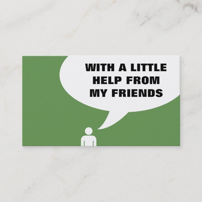 aide de ma référence comique de bulle d'amis (Devant)