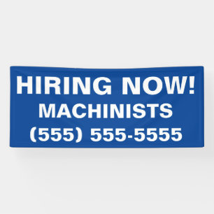 Aide Recherchée, maintenant embaucher la bannière 