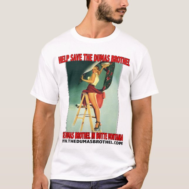 Aide sauver le T-shirt de bordel de doumas (Devant)