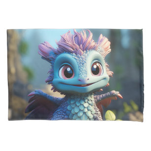 Aiden, a Whimsical Dragon Apron Pillowcase