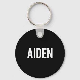Aiden - Cool New Funny Name Fan Gift Tee  Keychain