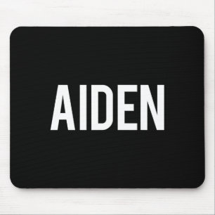 Aiden - Cool New Funny Name Fan Gift Tee  Mouse Pad