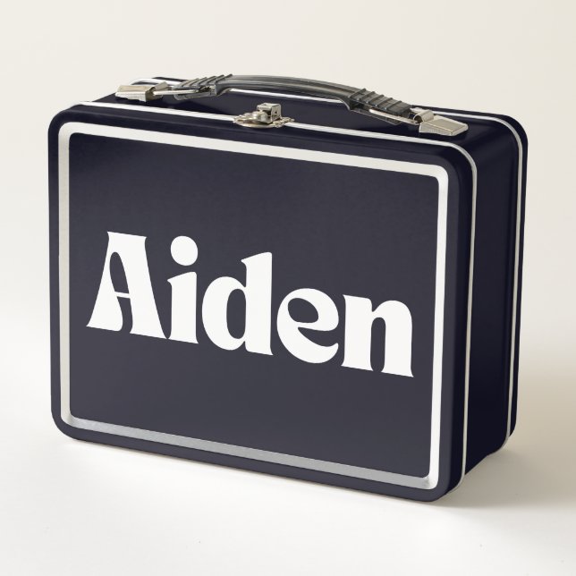 Aiden Metal Lunch Box (Front)