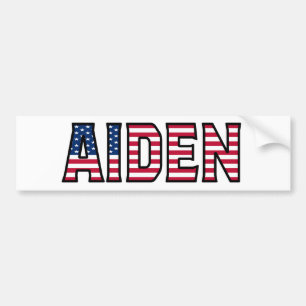 Aiden Name Vorname USA Aufkleber Sticker Auto
