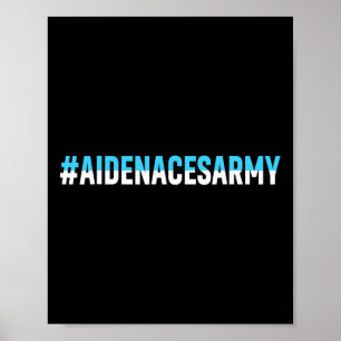 Aidenacesarmy Fight Against Cancer Leukaemia Aiden Poster