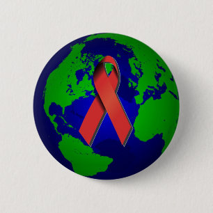 AIDS Awareness for All 2 Inch Round Button