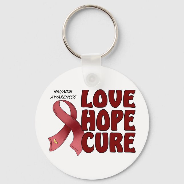 Aids Awareness Keychain (Front)